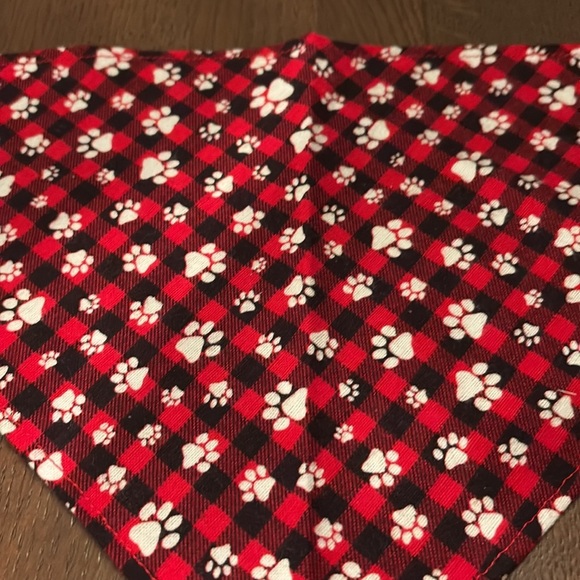 Hand crafted Dog bandana Plaid and Patterned - Picture 5 of 5